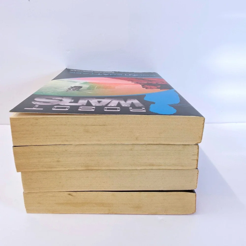 Tyndale Robot Wars Book Set 1-4 Sigmund Brouwer Paperback Kids Sci-Fi